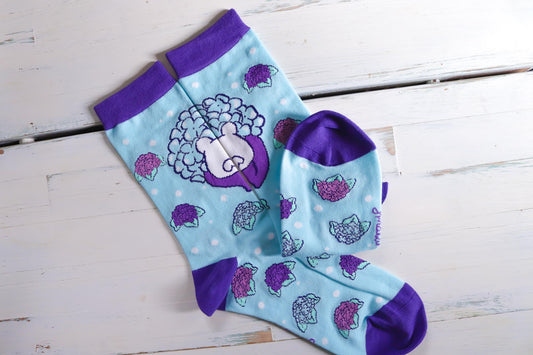 Socks - Hydrangea Bunny