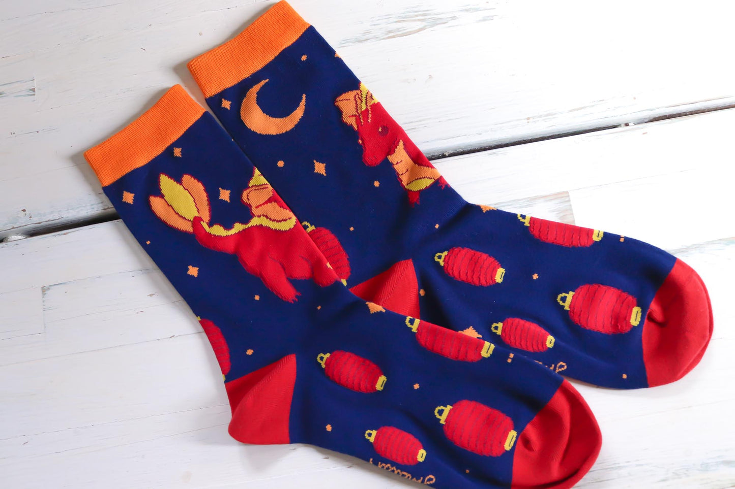 Socks - Dragon Lantern