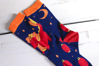 Socks - Dragon Lantern