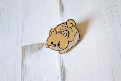 Enamel Pin - Shiba Bread Beige (smalart mail 05/25)
