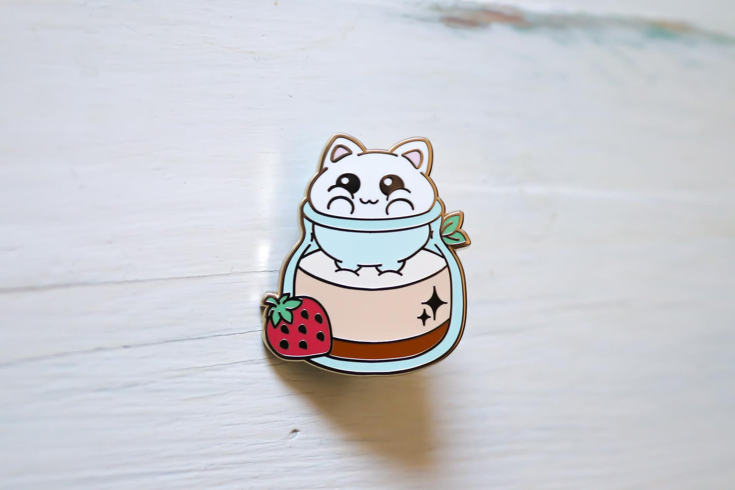 Enamel Pin - Pudding Cat (smalart mail 02/25)