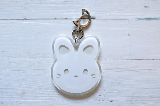 Keychain - White Bunny