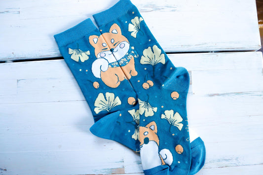 Socks - Ginkgo Shiba Inu