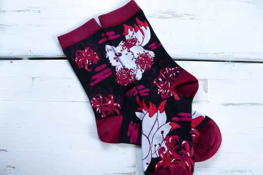 Socks - Spider Lily Kitsune