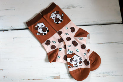 Socks - Choco Cow Cake Roll