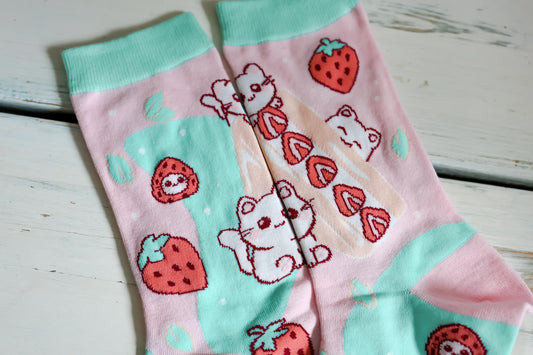 Socks - Cat Ichigo Sando