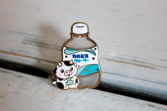 Enamel Pin - Cow Calpis