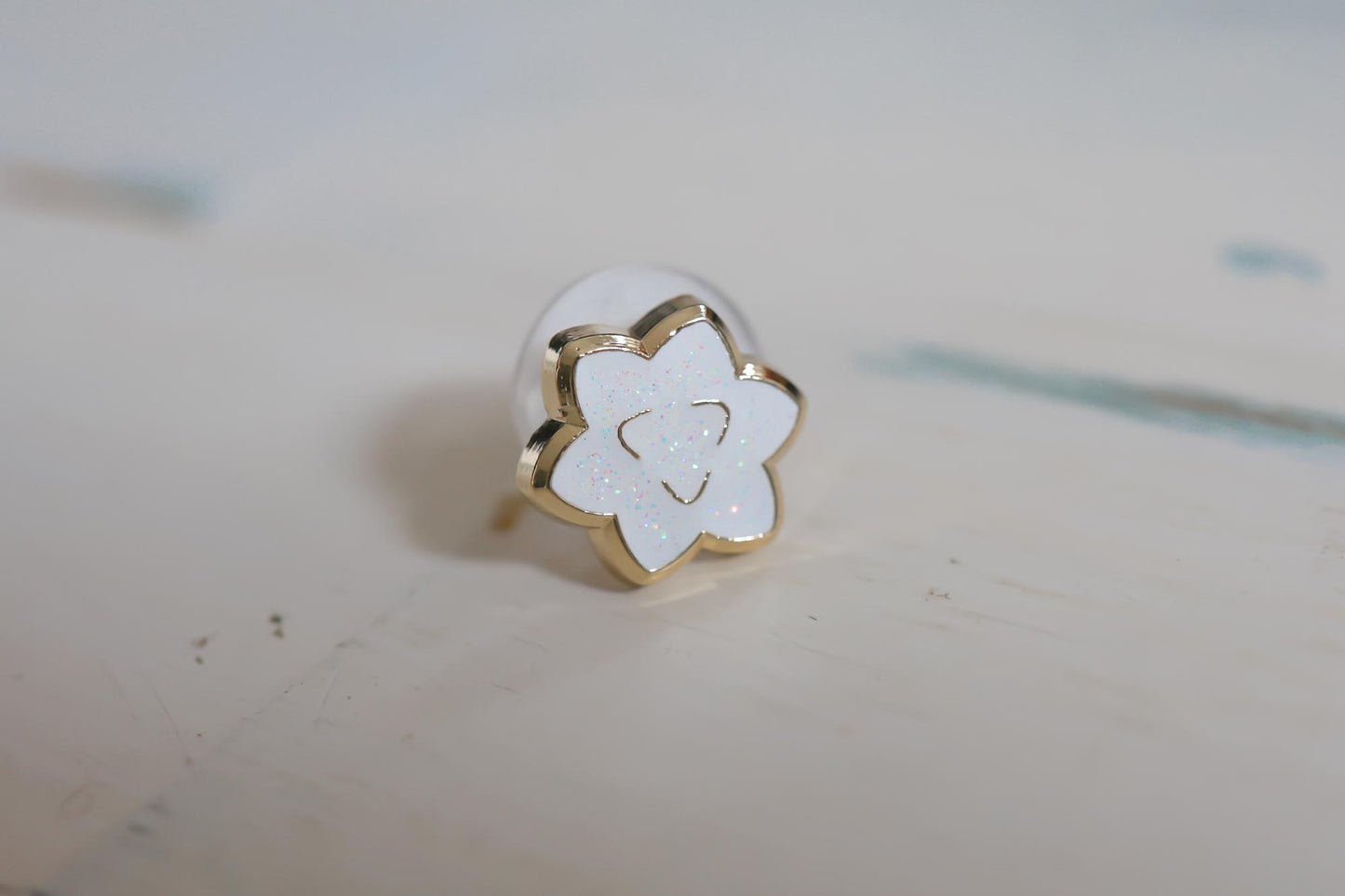 Enamel Pin - White Konpeito