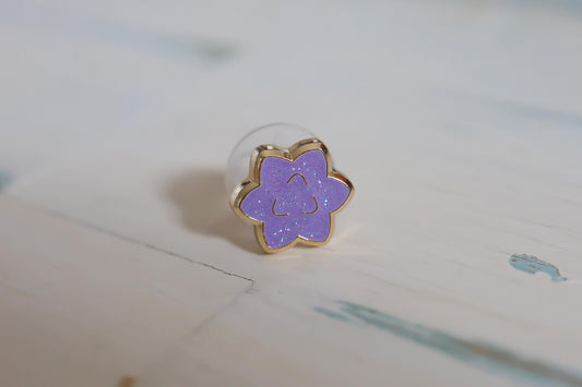 Enamel Pin - Purple Glitter Konpeito