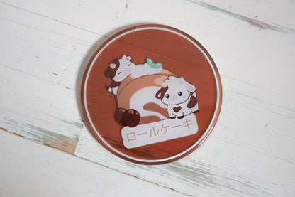 Coaster - Choco Cow Cake Roll