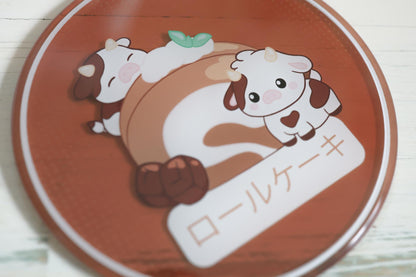 Coaster - Choco Cow Cake Roll