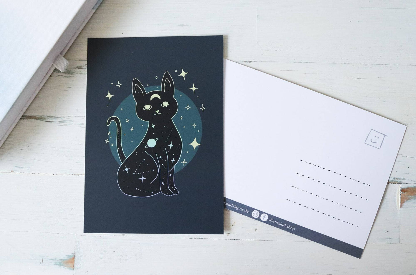 Postcard - Galaxy Cat