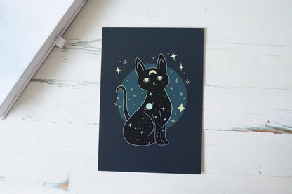 Postcard - Galaxy Cat