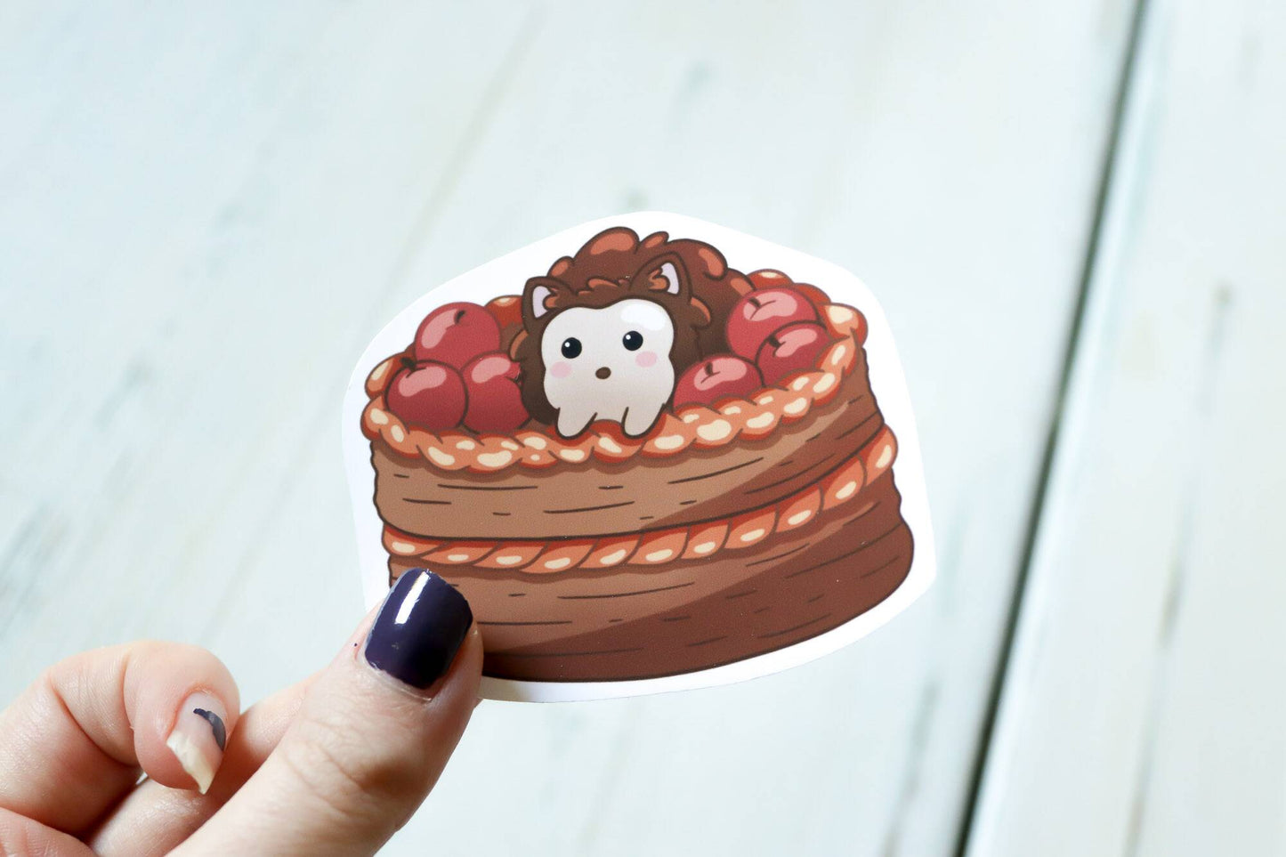 Sticker - Apple Hedgehog