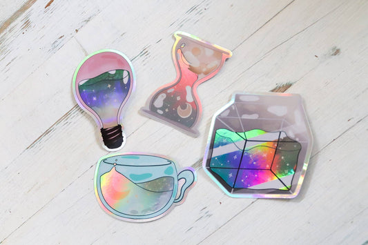 Holographic Sticker - Galaxy Set