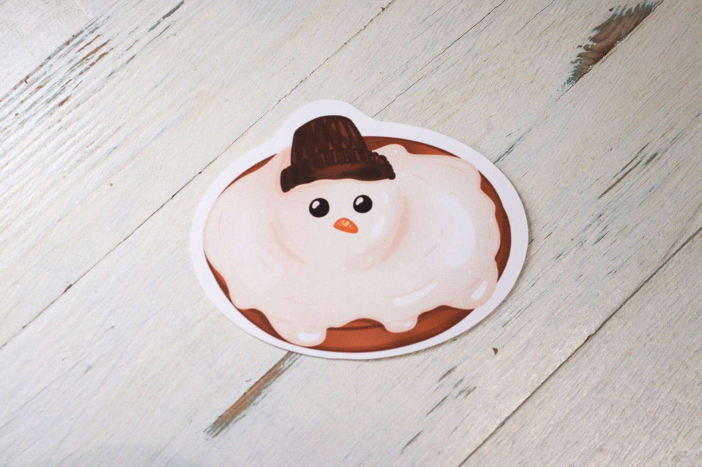 Sticker - Melted Snowman Cookie