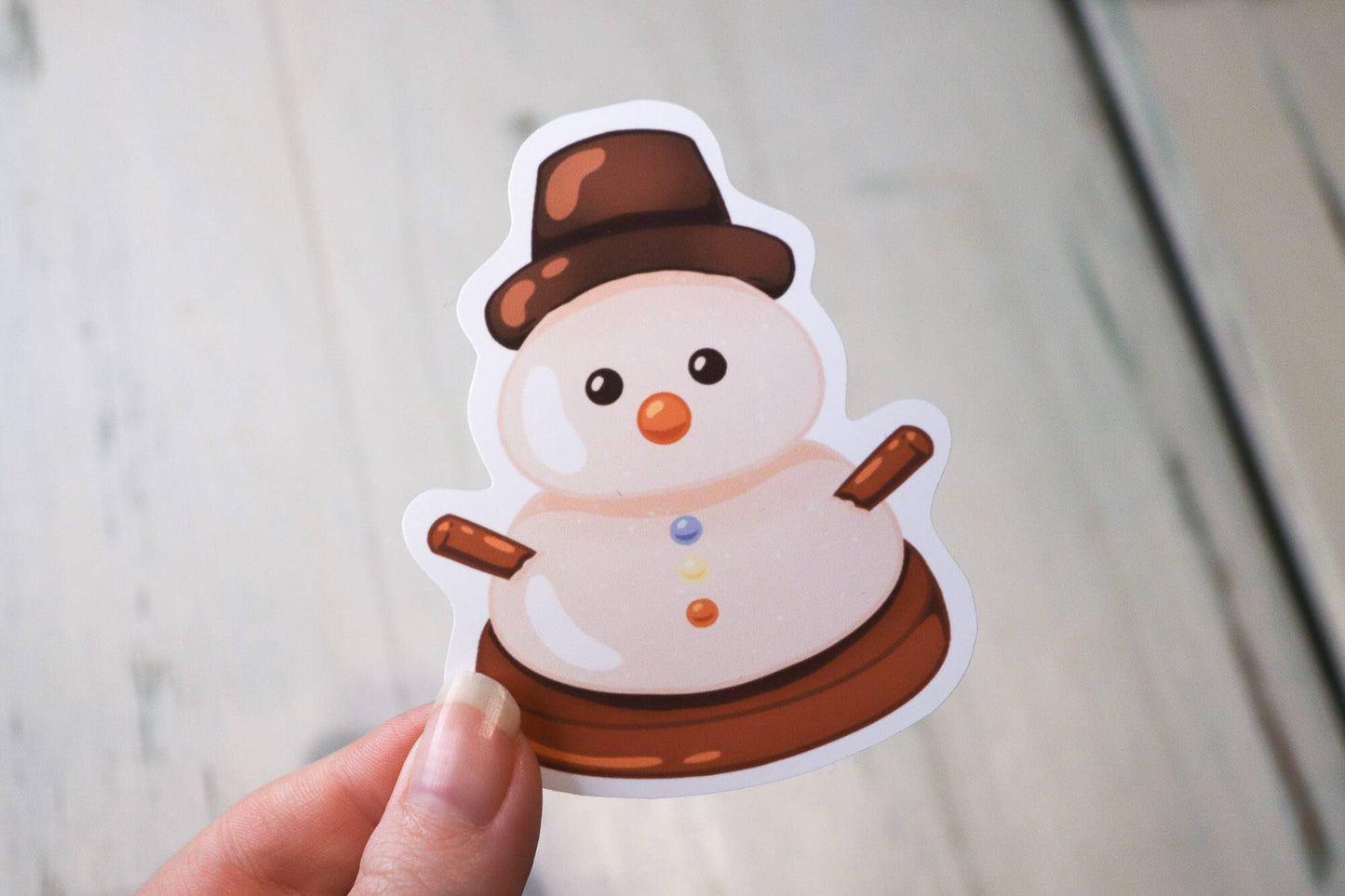 Sticker - Snowman Cookie