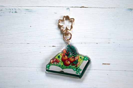 Keychain - Magical Forest Book