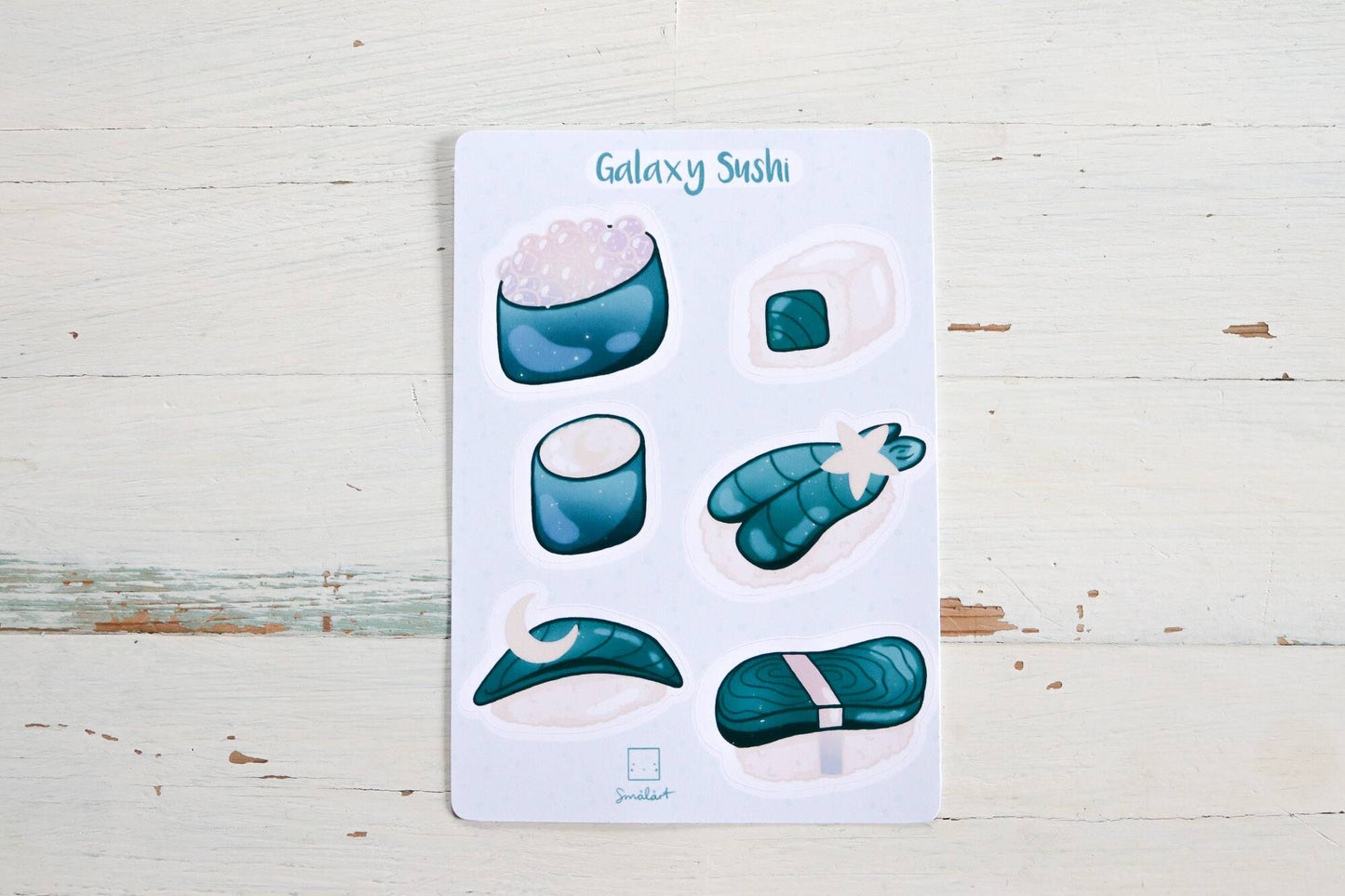 Sticker Sheet - Galaxy Sushi
