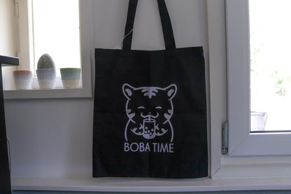 Tote Bag -  Boba Time Black