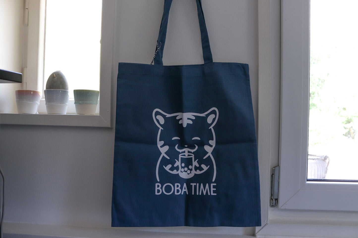 Tote Bag -  Boba Time Dark Blue