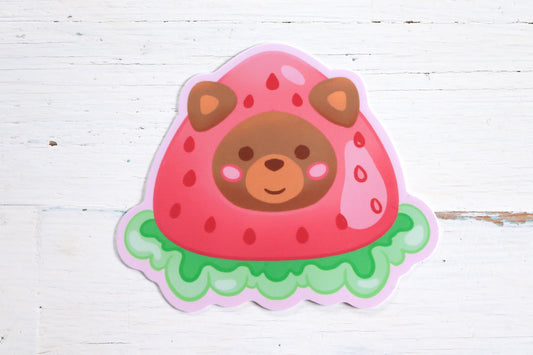 Vinyl Sticker - Strawbeary