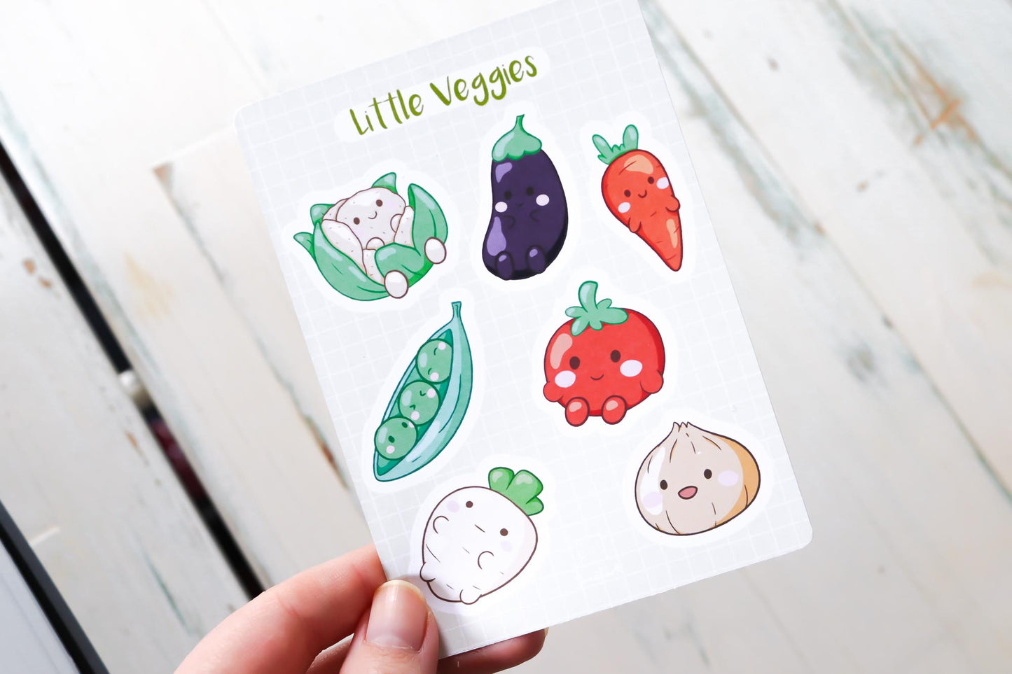 Sticker Sheet - Little Veggies