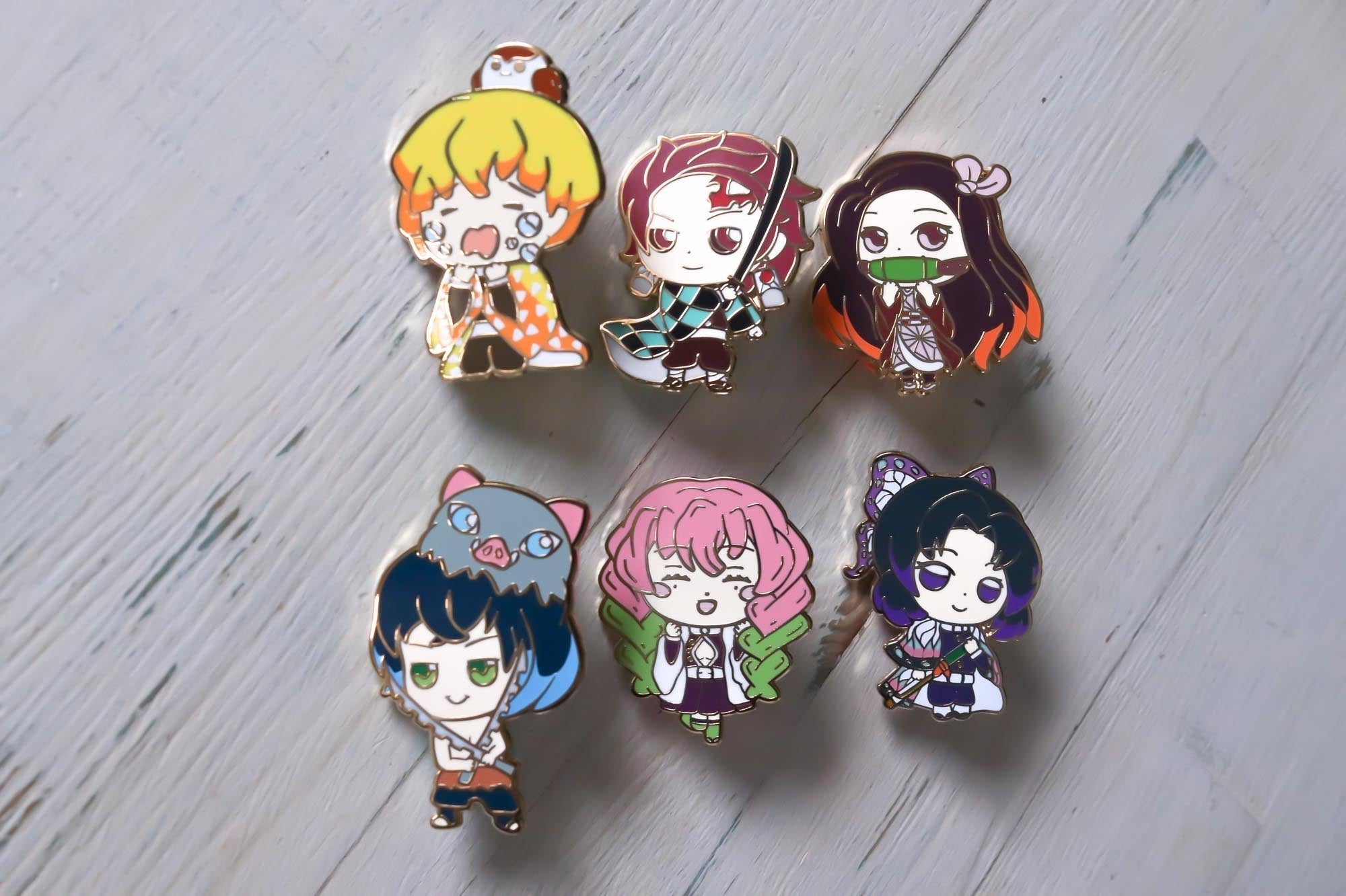 Demon Slayer store Pin Set