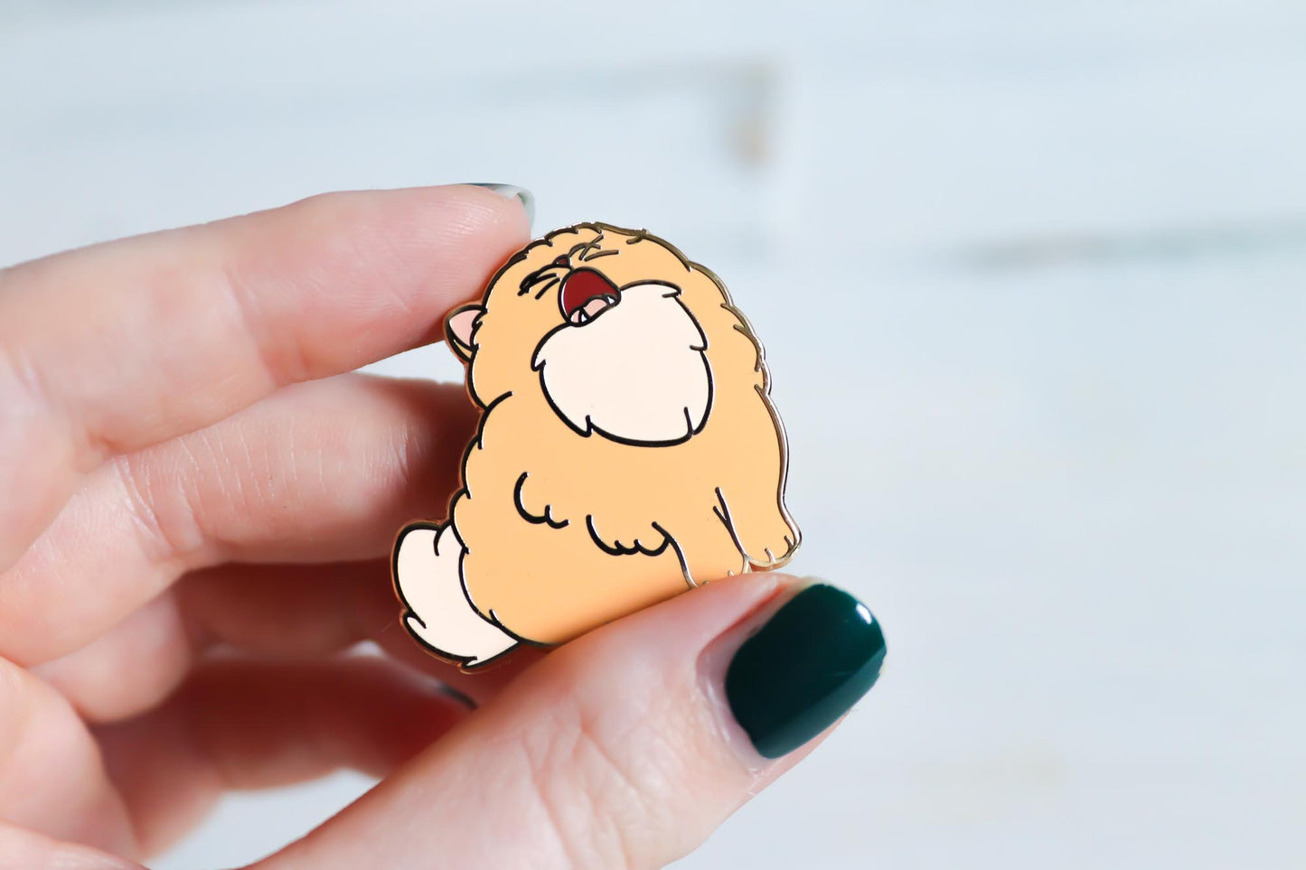 Enamel Pin - Crying Cat