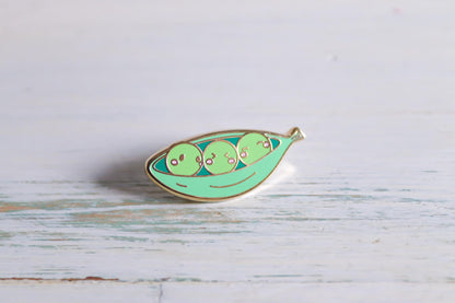 Enamel Pin - Little Veggies Peas