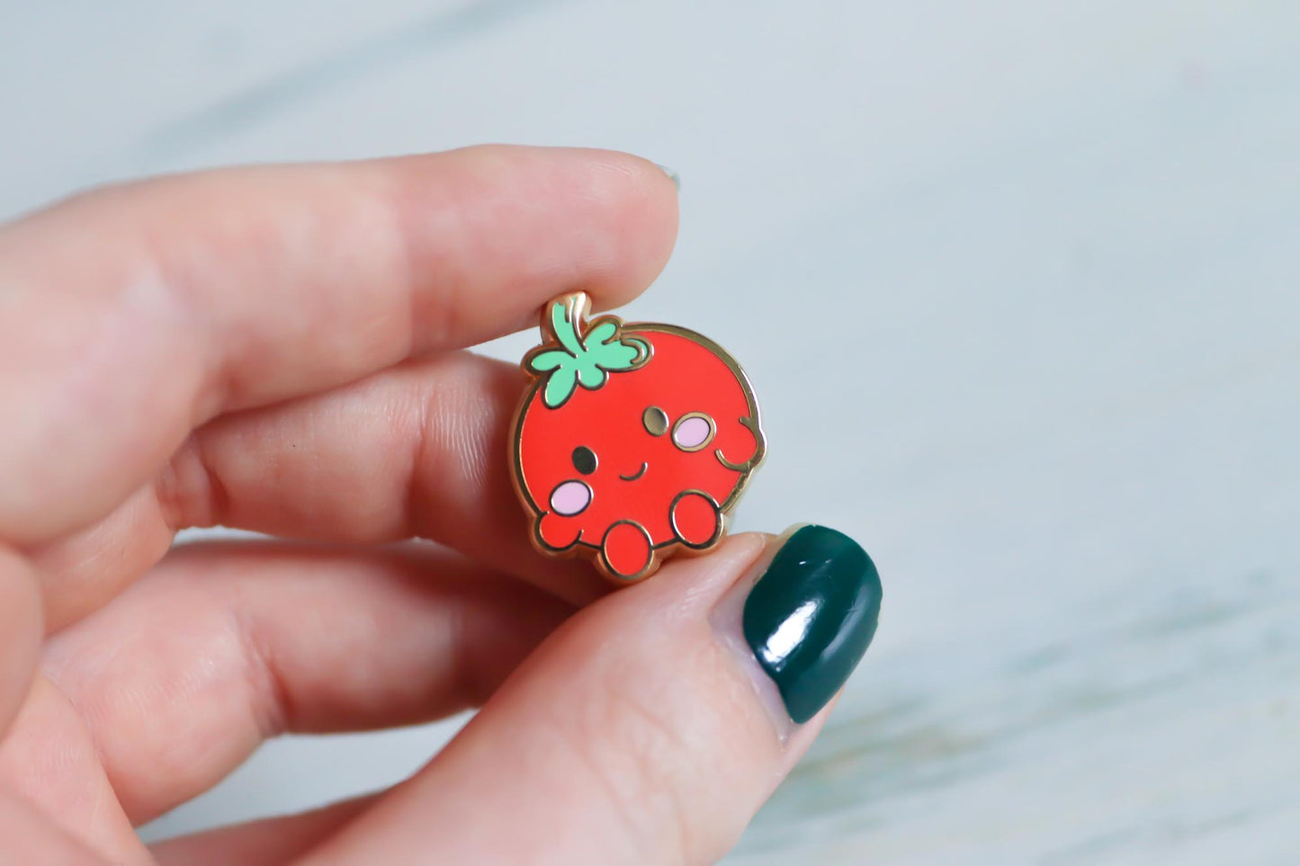 Enamel Pin - Little Veggies Tomato