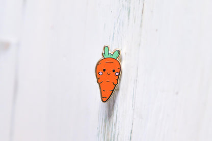 Enamel Pin - Little Veggies Carrot