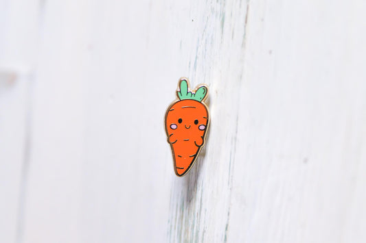 Enamel Pin - Little Veggies Carrot
