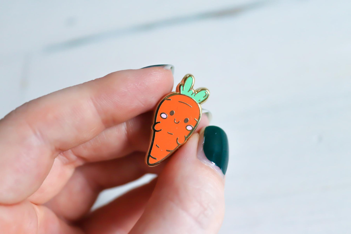 Enamel Pin - Little Veggies Carrot