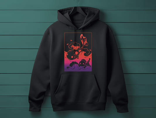 BLACK FRIDAY SPECIAL Hoodie - Koi Waves