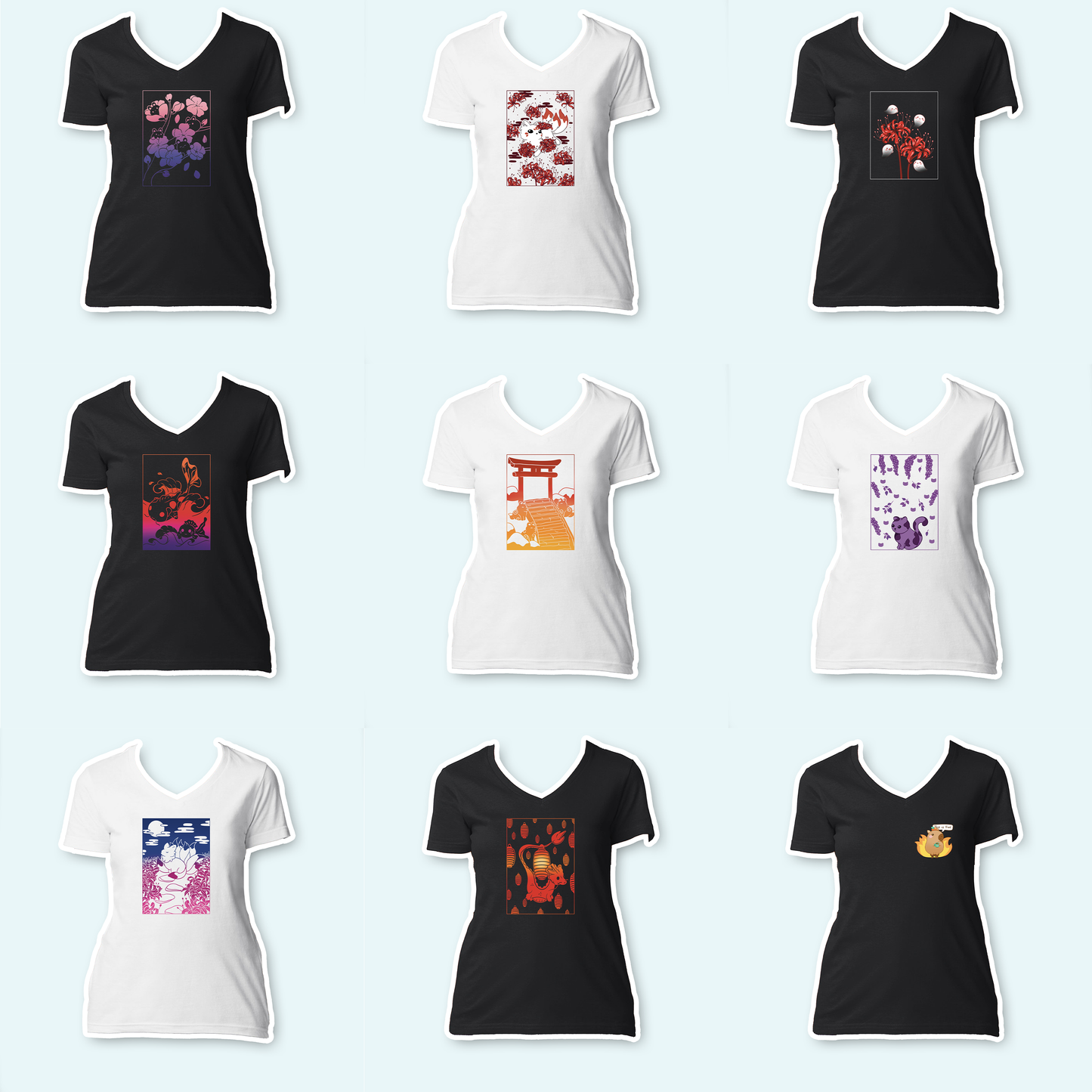 Apparel Generator - Ladies V-Neck Shirt