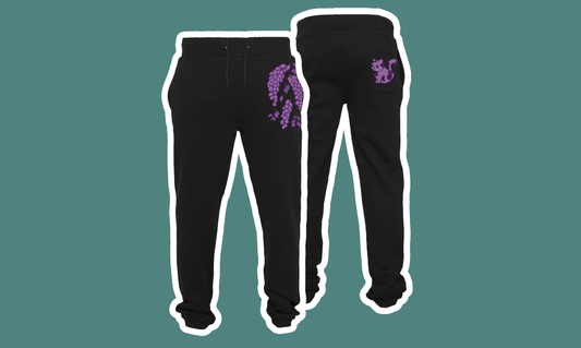 [Shop Exclusive] Sweatpants - Wisteria Cat