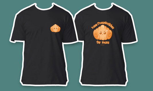 [PREORDER] Shirts - Franzbrötchen Front/Back Black | Estimated shipping: November