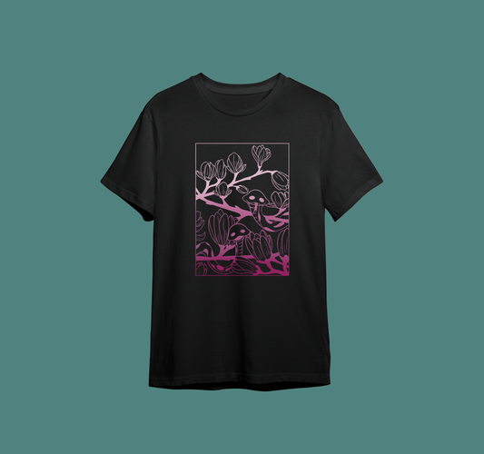 Shirts - Magnolia Snakes Black
