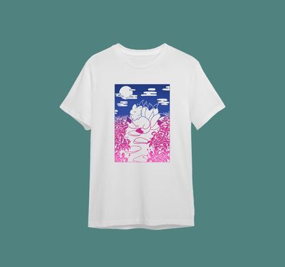 Shirts - Spider Lily Kitsune White