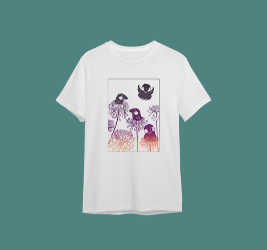 Shirts - Chrysanthemum Crows White