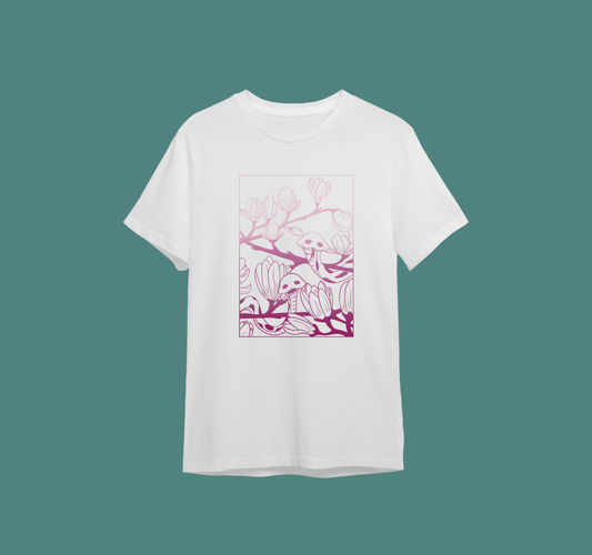 Shirts - Magnolia Snakes White