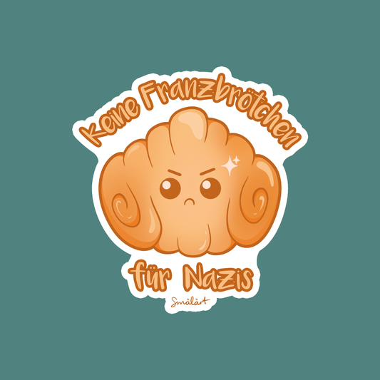 Glitter Sticker - Franzbrötchen