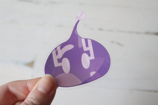 Transparent Sticker - Purple Slime