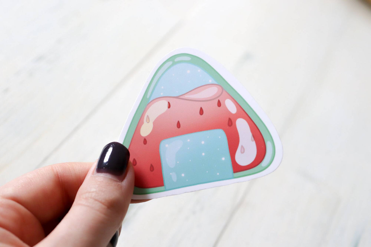 Sticker - Strawberry Onigiri