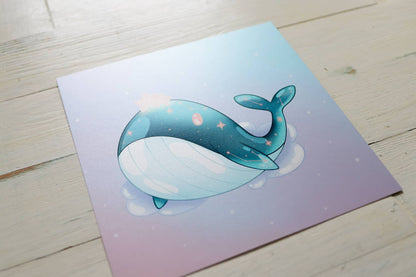 Art Print - Galaxy Whale