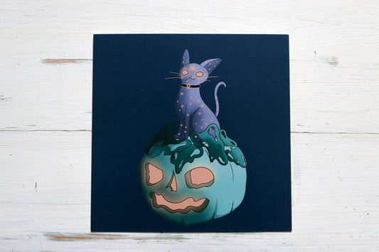 Art Print - Pumpkin Cat